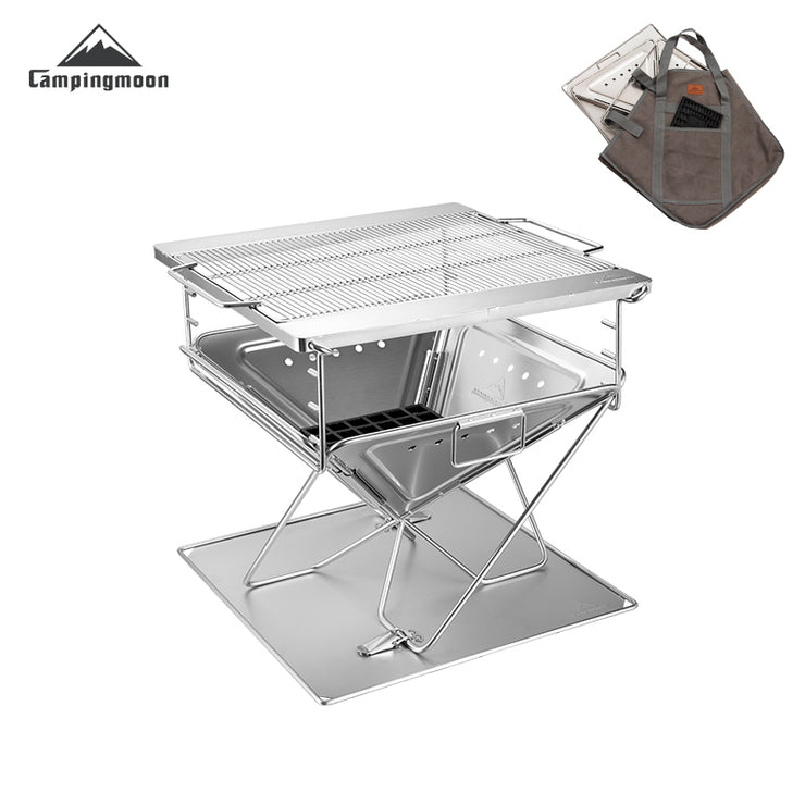 Campingmoon 14In Foldable Grill MT-045