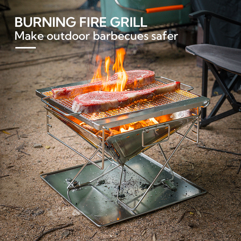 Campingmoon 14In Foldable Grill MT-045