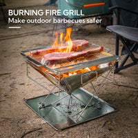 Campingmoon 14In Foldable Grill MT-045