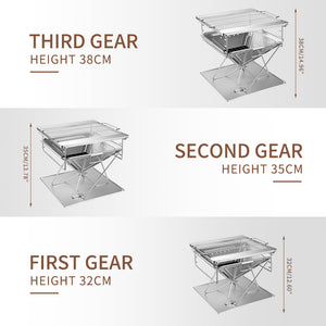 Campingmoon 14In Foldable Grill MT-045
