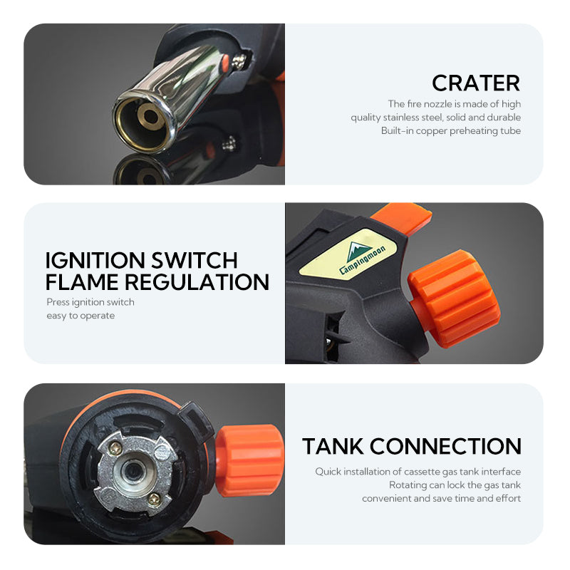 Campingmoon Flame Torch MT-2915-BK