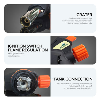 Campingmoon Flame Torch MT-2915-BK