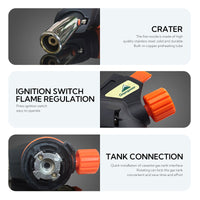 Campingmoon Flame Torch MT-2915-BK