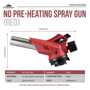 Campingmoon Preheat-Free Spray Gun