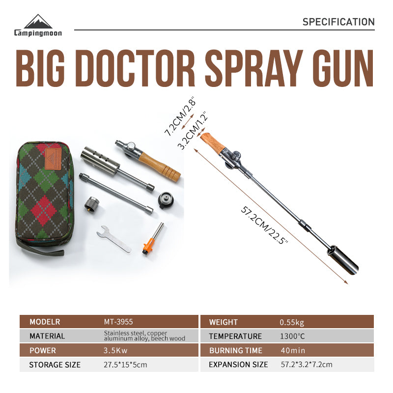 Campingmoon Grill Torch Dual Fuel