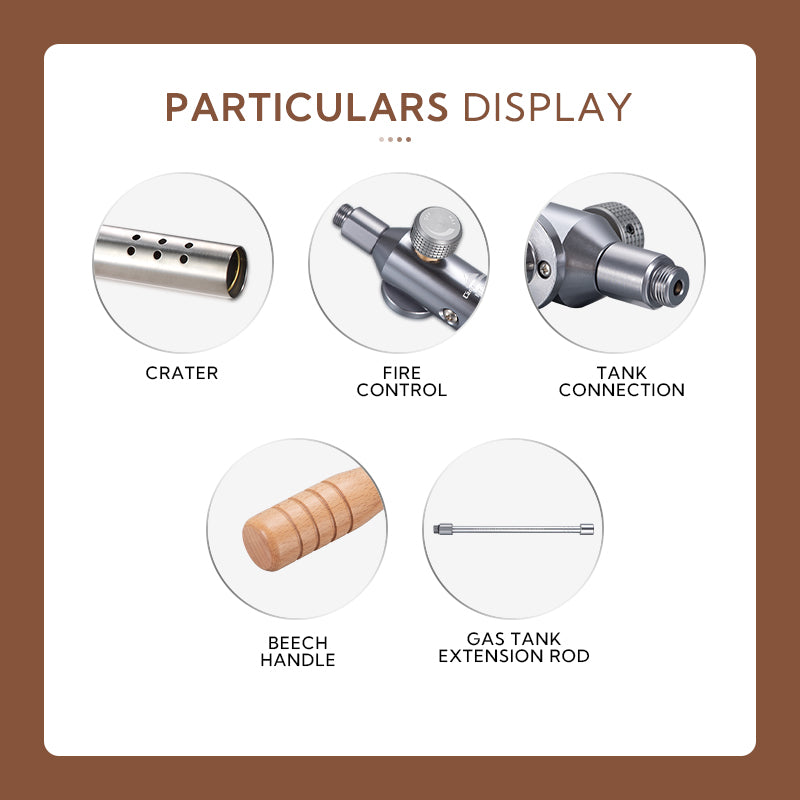 Campingmoon Grill Torch Dual Fuel