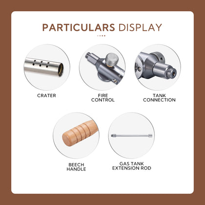 Campingmoon Grill Torch Dual Fuel