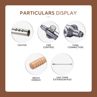 Campingmoon Grill Torch Dual Fuel