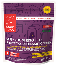Good To-Go Mushroom Risotto single serving pouch front