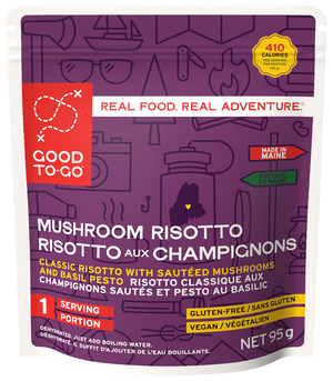 Good To-Go Mushroom Risotto single serving pouch front