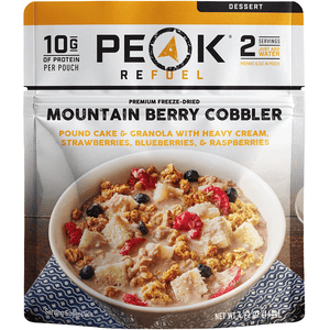 Peak Refuel Mountain Berry Cobbler Freeze-Dried Dessert - 2 Servings