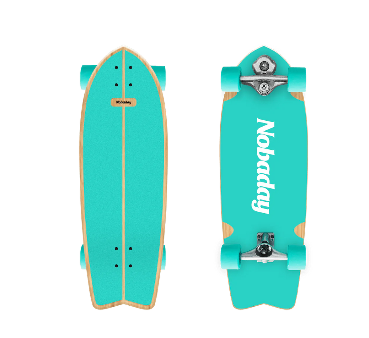 Nobaday 32 Inch Surf Skateboard - Froth Summer
