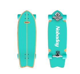 Nobaday 32 Inch Surf Skateboard - Froth Summer