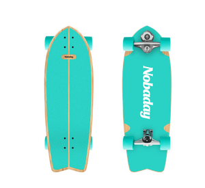 Nobaday 32 Inch Surf Skateboard - Froth Summer