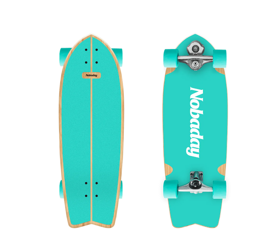 Nobaday 32 Inch Surf Skateboard - Froth Summer