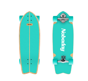 Nobaday 30 Inch Surf Skateboard - Froth Summer