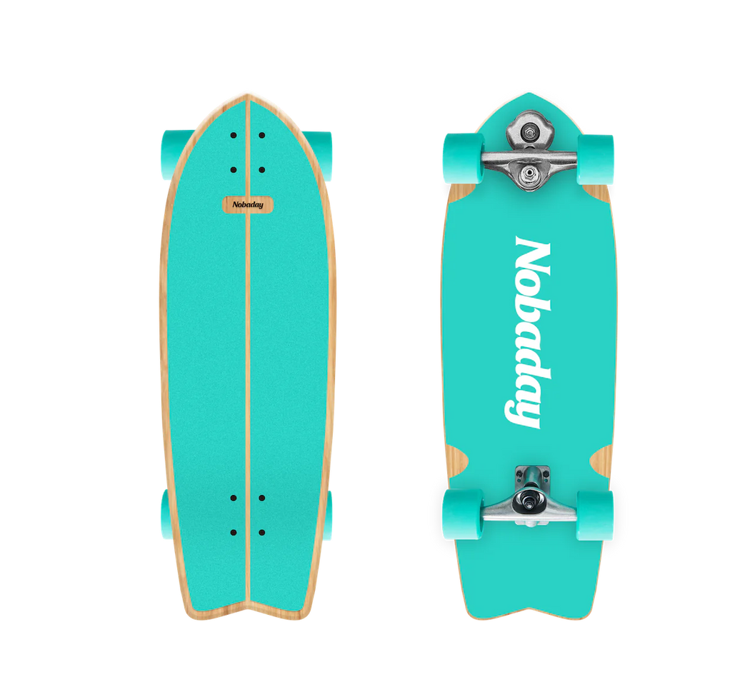 Nobaday 30 Inch Surf Skateboard - Froth Summer