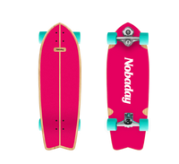 Nobaday 30 Inch Surf Skateboard - Froth Flame