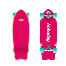 Nobaday 30 Inch Surf Skateboard - Froth Flame