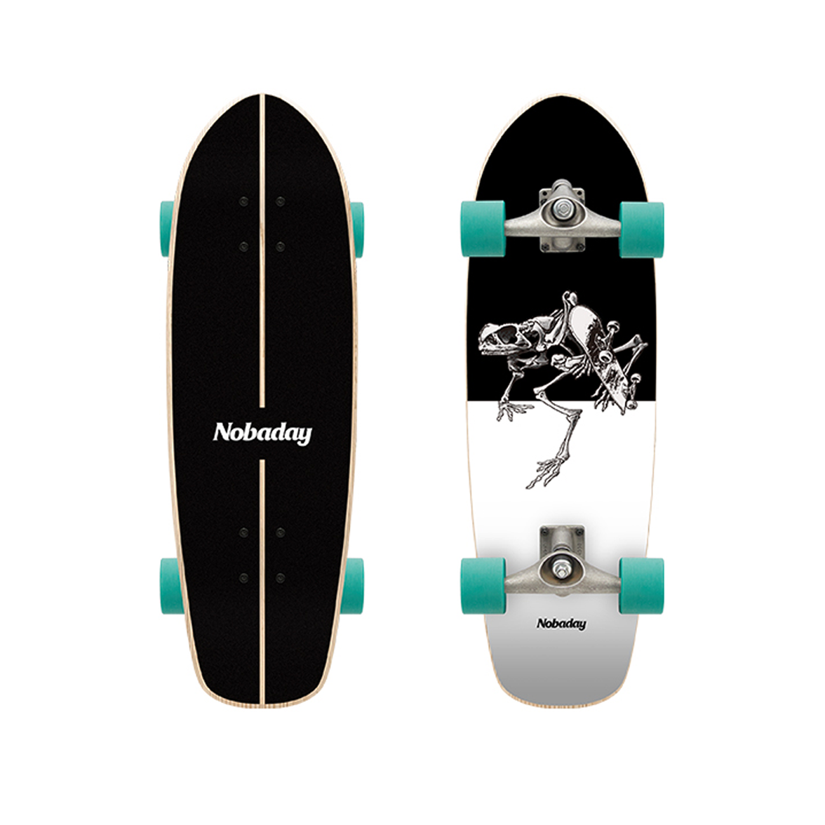 Skateboard de surf Nobaday 32 pouces - Shaka Frog