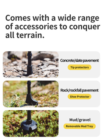 Naturehike Far Wind™ Three-section Telescopic Carbon Trekking Pole (2pcs)