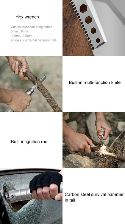 Naturehike Multifunctional Outdoor Shovel Silver