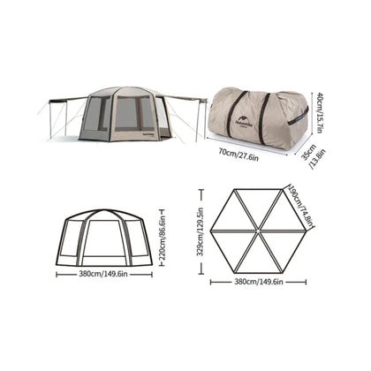 Naturehike Cloud Nest Air-Pole Gazebo