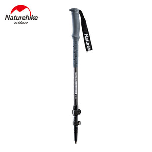 Naturehike Qing Xue Pro Three Section 7075 Aluminum Alloy Trekking Pole Elegant Black/56-120Cm/Upgraded Version
