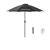 Black Dog Sunset Outdoor Umbrella - Pro