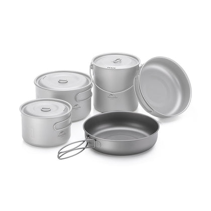 Naturehike TJP01 Outdoor Ti Frying Pan-9H Ti Color