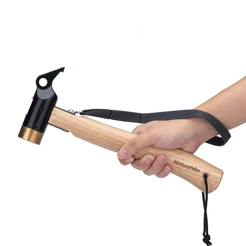 Naturehike Camping hammer with solid wood handle