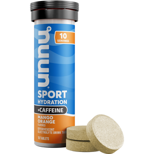 Nuun Sport + Caffeine Electrolyte Drink Tablets - Mango Orange (10 Tablets)