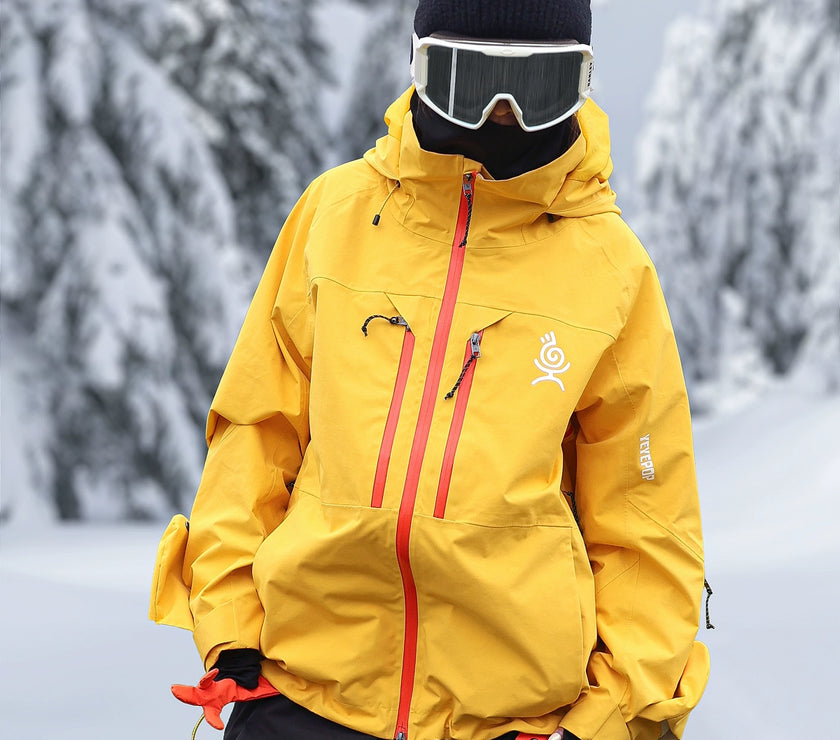 YEYEPOP Freeride Chick Series 3L Hard Shell Snow Jacket - Unisex