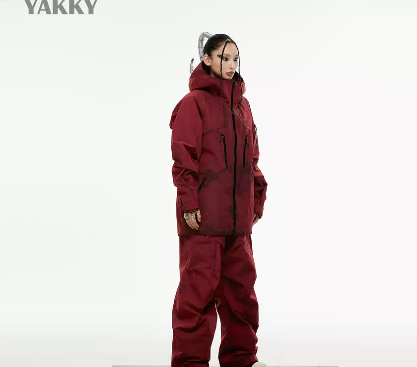 Yakky Washed Dye Series Snow Jacket – Unisex