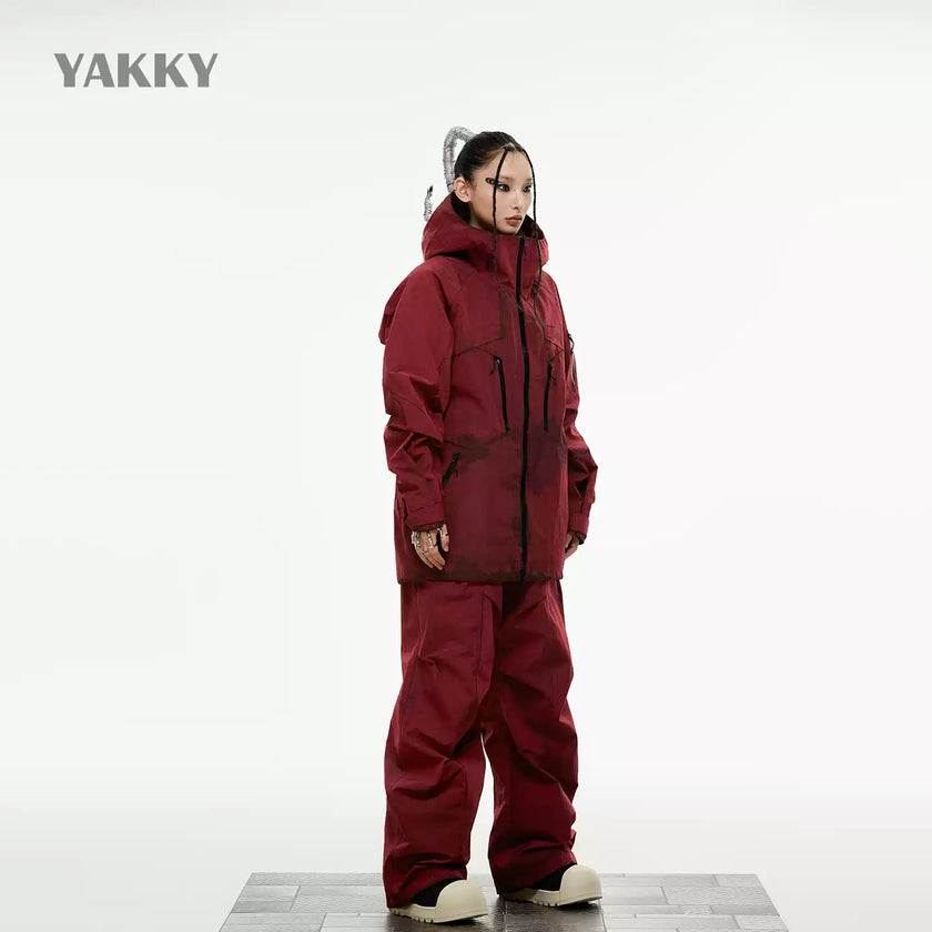 Yakky Washed Dye Series Snow Jacket – Unisex