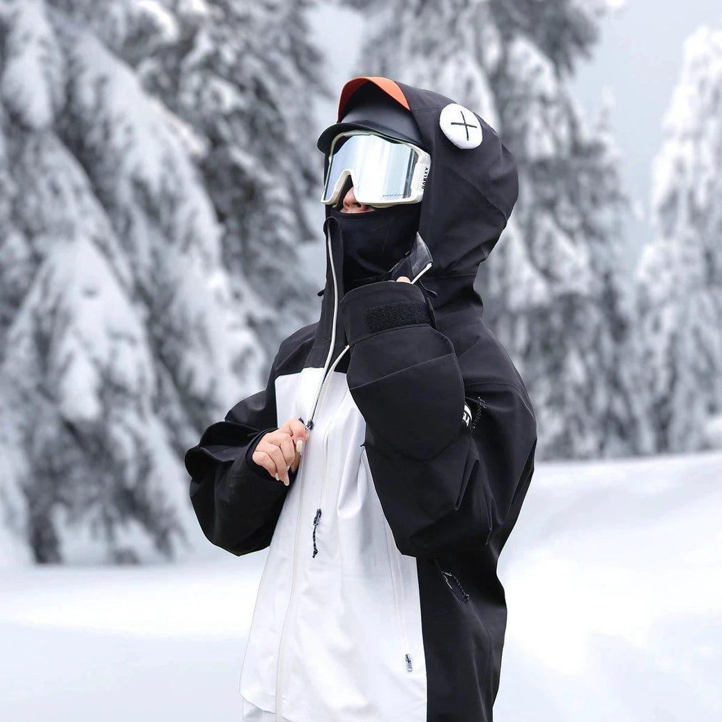 YEYEPOP Freeride Penguin Series 3L Hard Shell Snow Jacket - Unisex