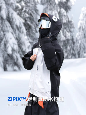 YEYEPOP Freeride Penguin Series 3L Hard Shell Snow Jacket - Unisex