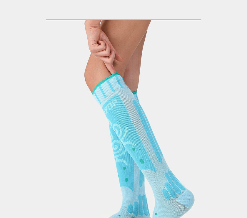 YEYEPOP Ski Socks - Blue