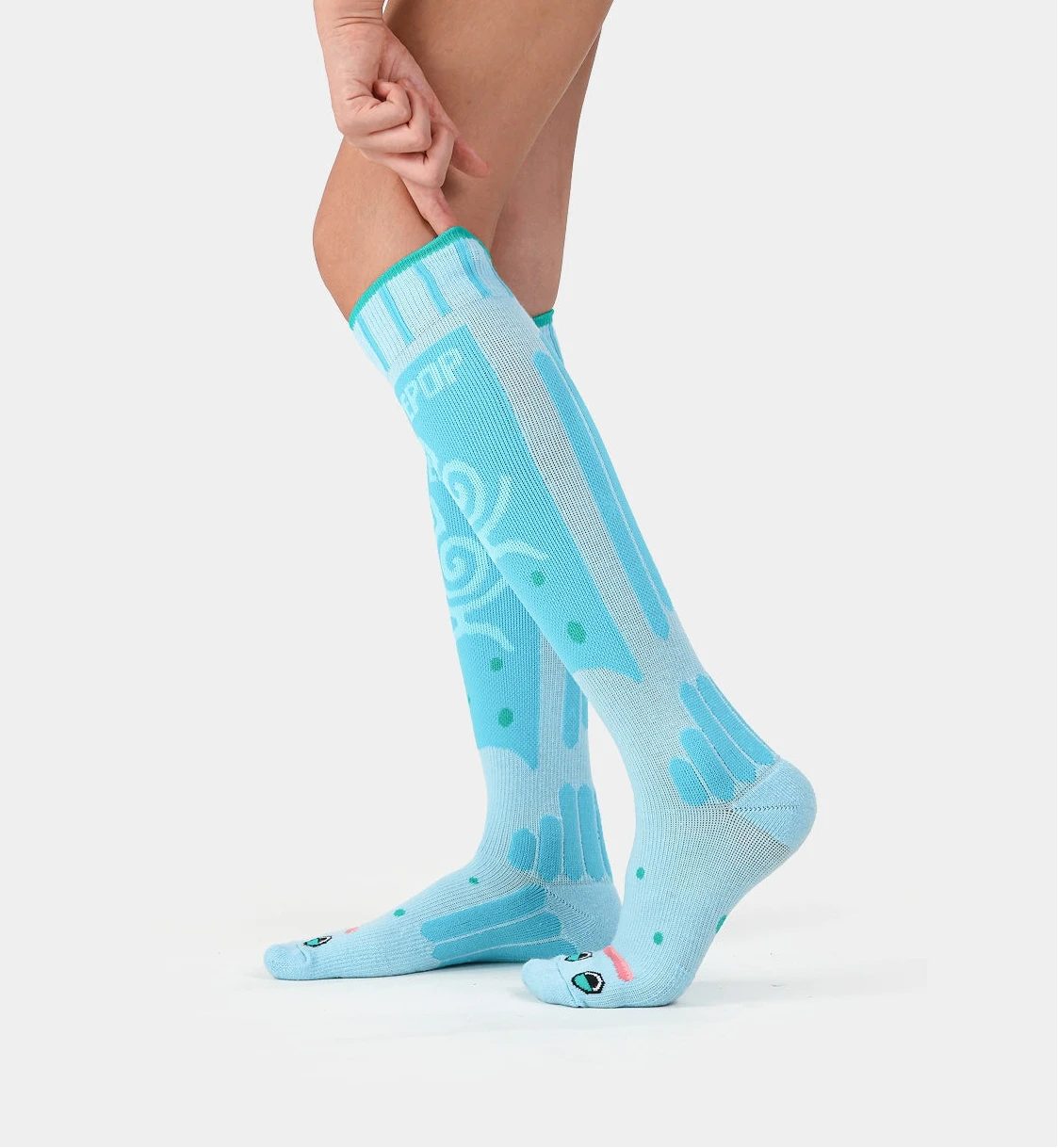YEYEPOP Ski Socks - Blue