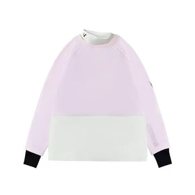 Vector Lilac Turtleneck Snow Crew Mid-Layer Sweatshirt - Unisex
