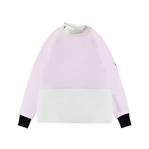 Vector Lilac Turtleneck Snow Crew Mid-Layer Sweatshirt - Unisex