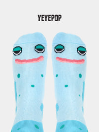 YEYEPOP Ski Socks - Blue