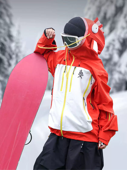 YEYEPOP Pop Lemon Koi 3L Hardshell Snowboard Jacket - Unisex