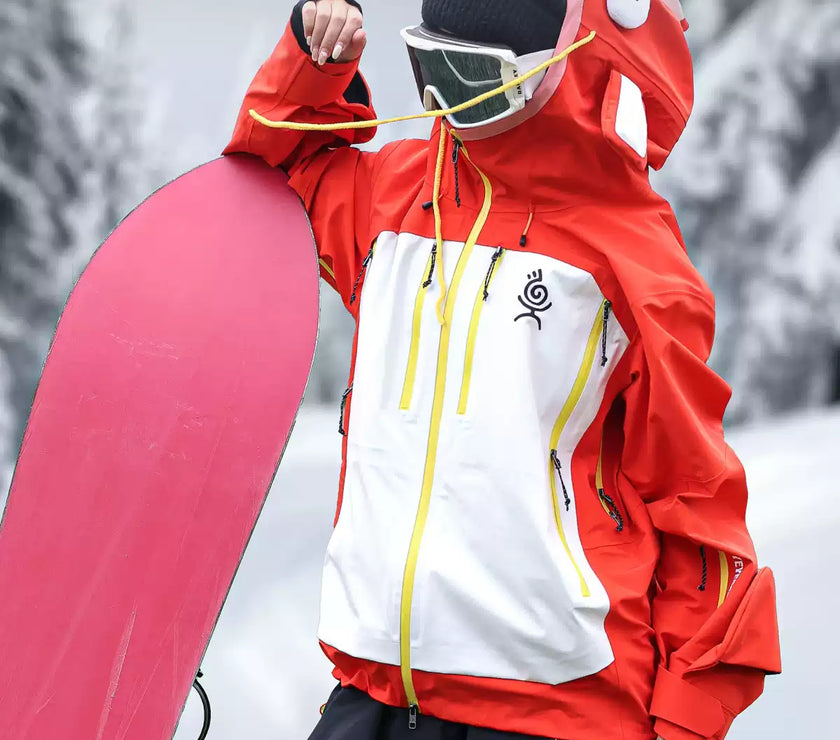 YEYEPOP Pop Lemon Koi 3L Hardshell Snowboard Jacket - Unisex
