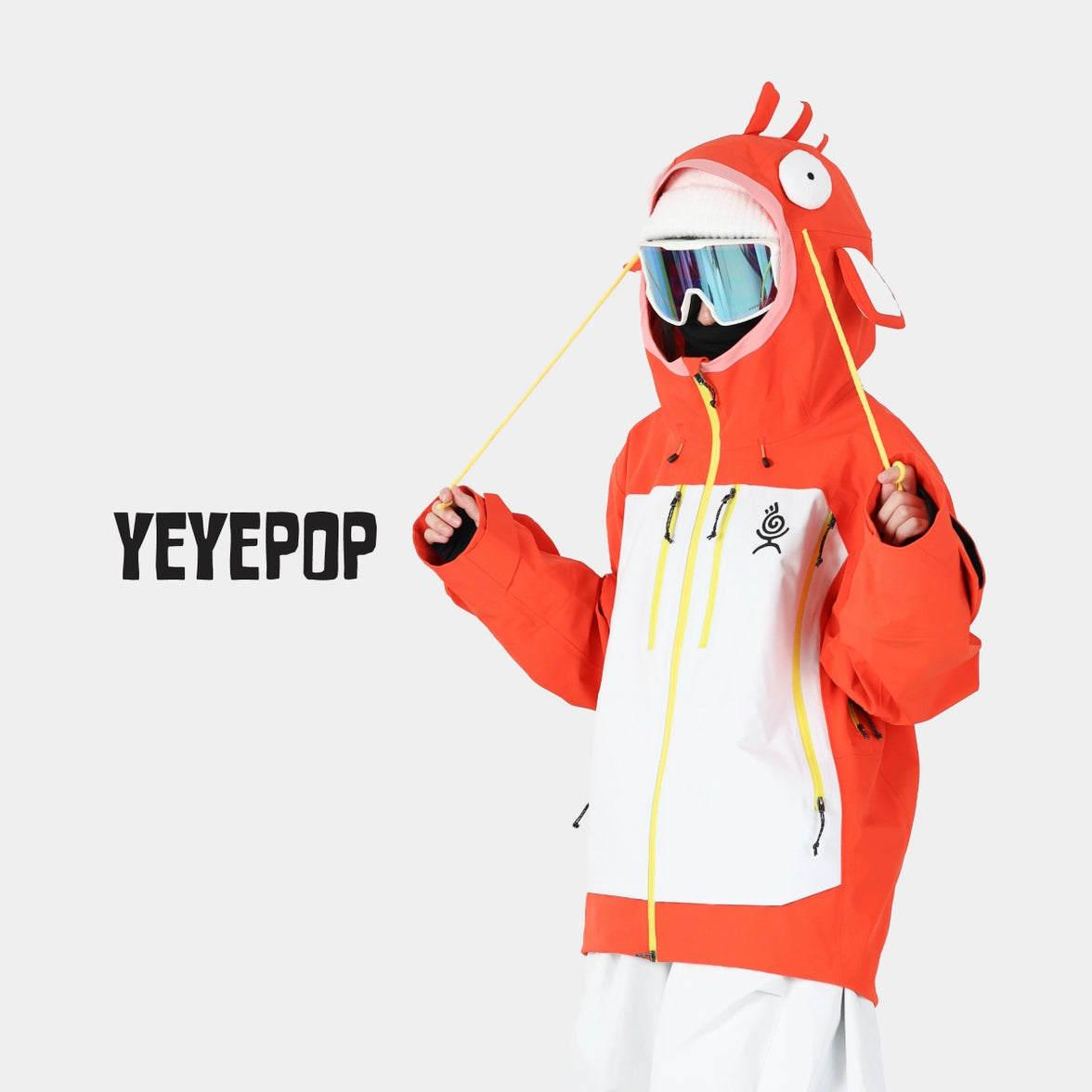 YEYEPOP Pop Lemon Koi 3L Hardshell Snowboard Jacket - Unisex