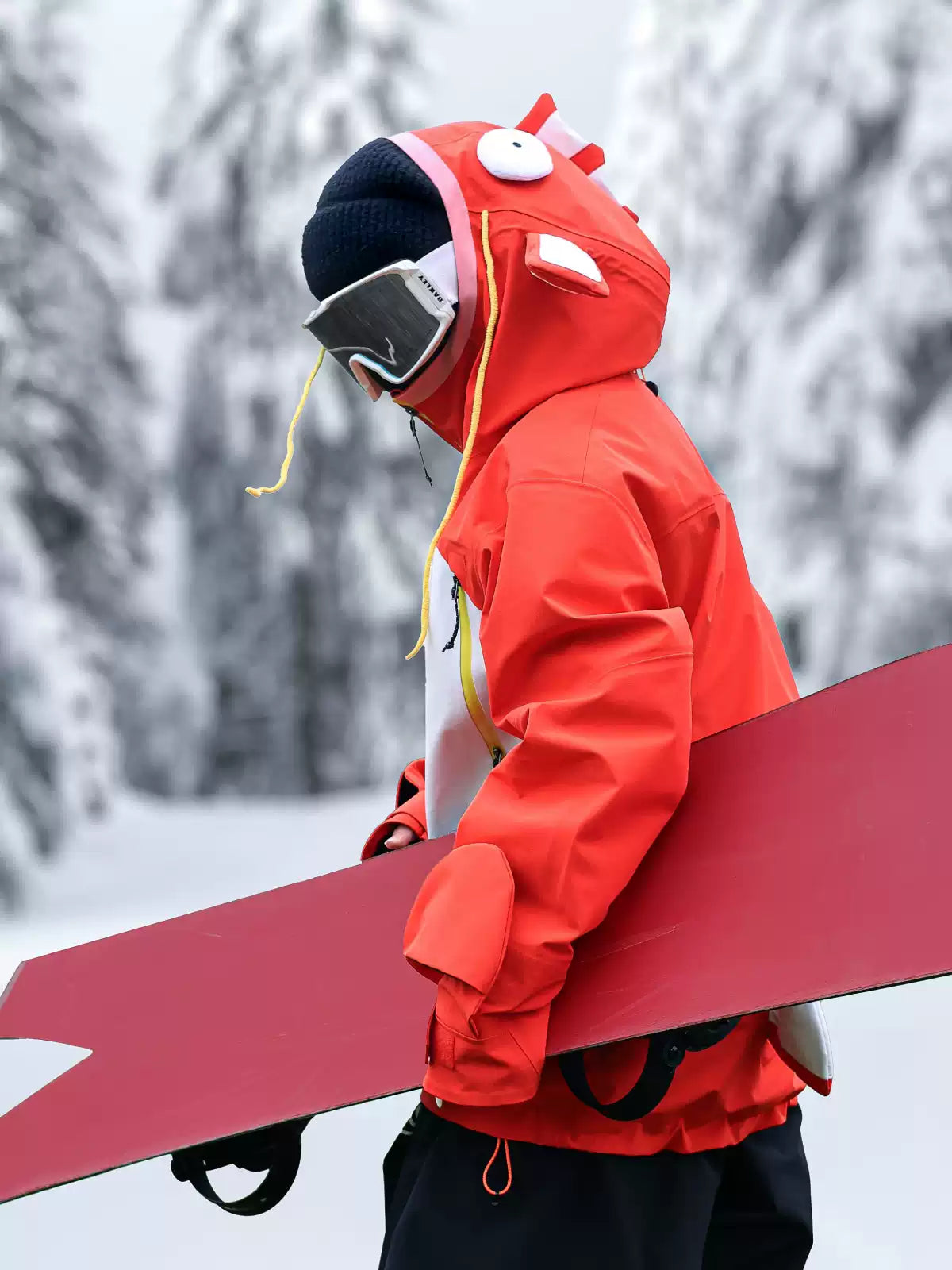 YEYEPOP Pop Lemon Koi 3L Hardshell Snowboard Jacket - Unisex