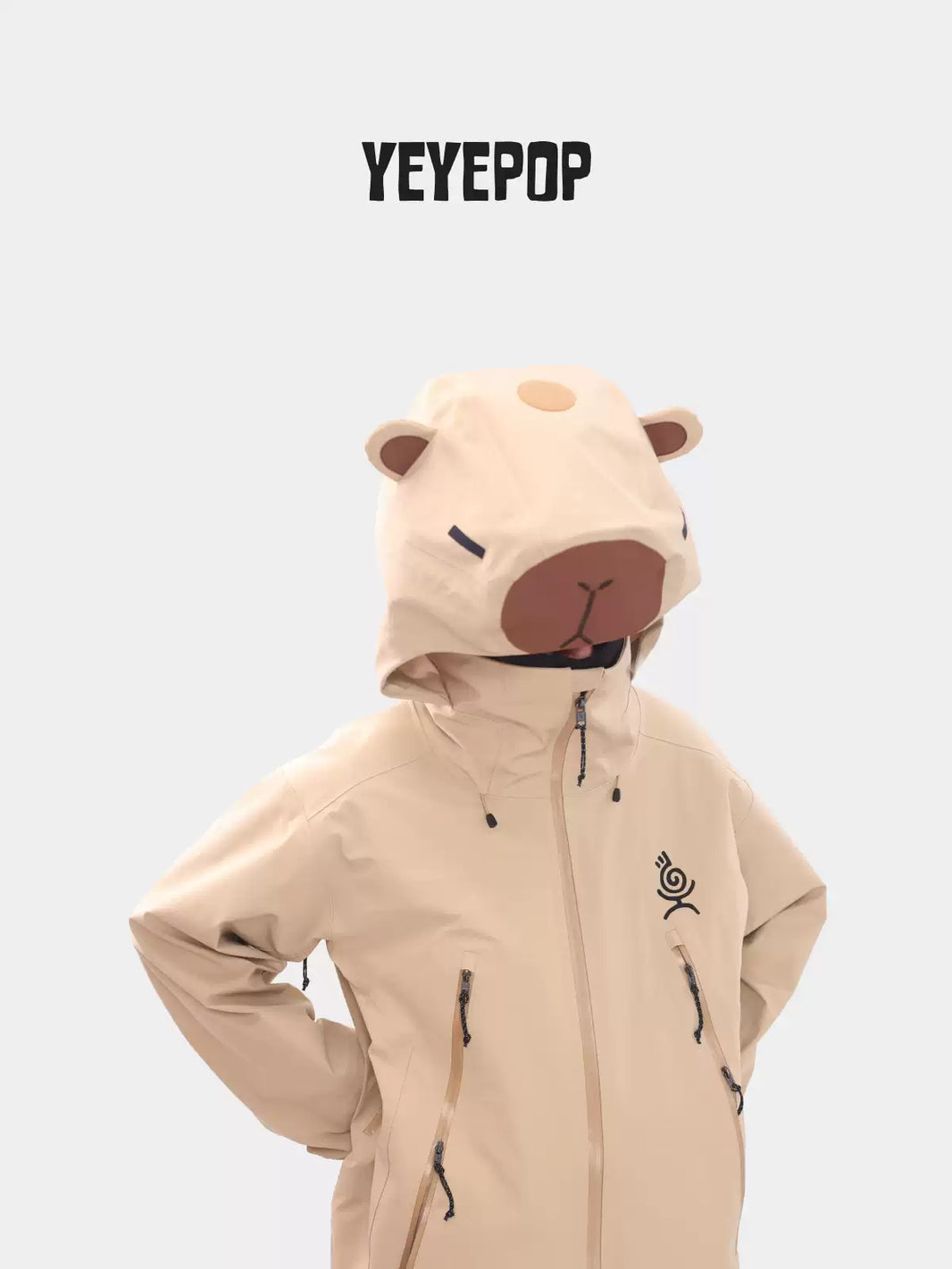 YEYEPOP Freeride Capybara Insulated Ski & Snowboard Jacket - Unisex