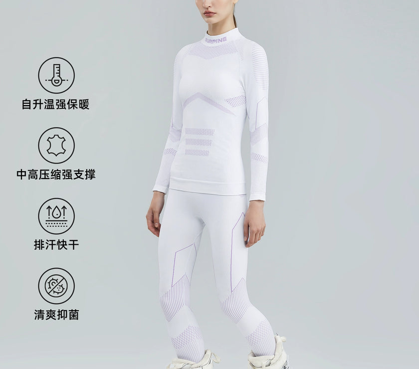 Surpine Women Pro Multi-Functional Base Layer Tops