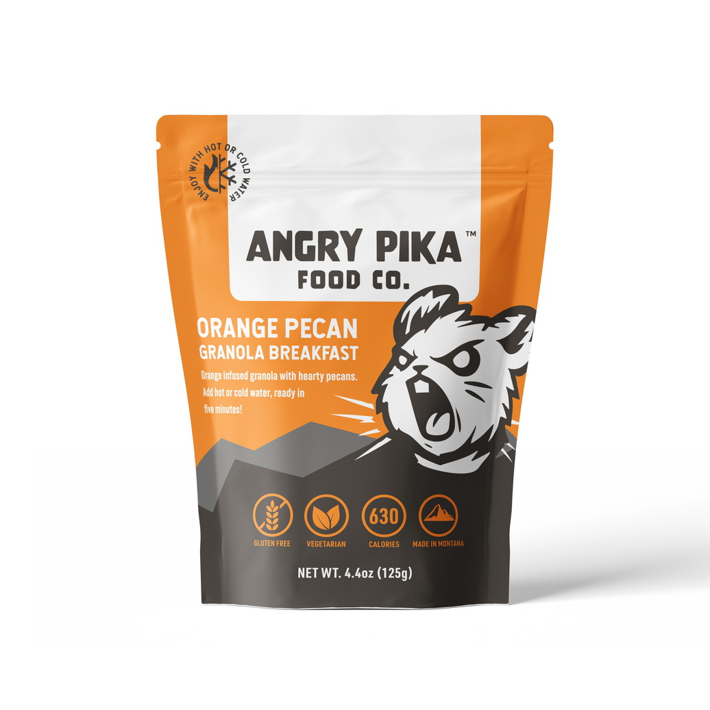 Angry Pika Orange Pecan Granola Breakfast