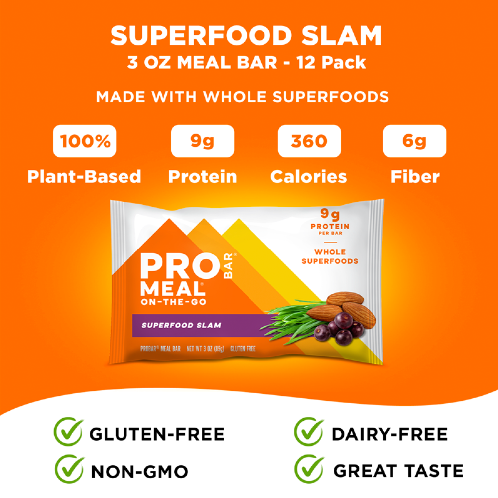 Probar Meal Replacement Bar - Superfood Slam (12 x 85 g)